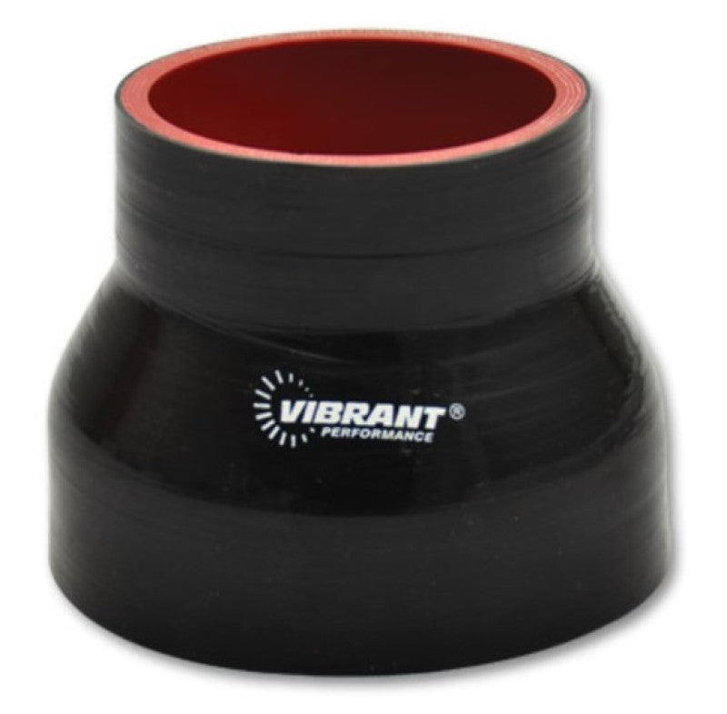Vibrant 19744 4 Ply Reducer Coupling 5in x 4in x 4.5in Long (BLACK)