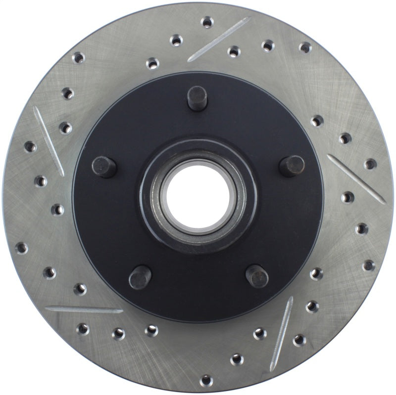 Stoptech 127.62013R Slotted & Drilled Sport Brake Rotor