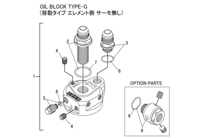 GReddy 12401139 Type G Oil Block Assembly .75x16 AN10