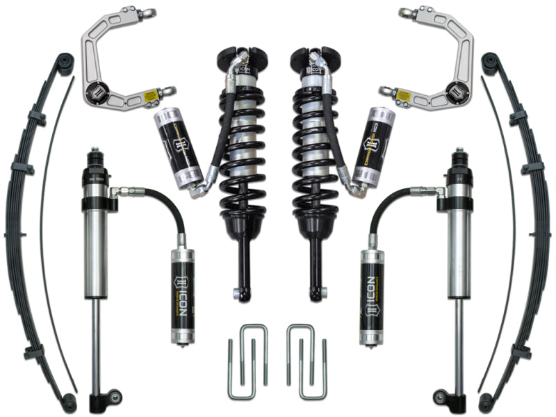 ICON K53008 fits Toyota 05-15 Tacoma 0-3.5in/16-17 fits Toyota 05-15 Tacoma 0-2.75in Stage 8 Suspension System w/Billet Uca