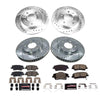 Power Stop K9247 2023 fits Kia Niro Front and Rear Z23 Evolution Brake Kit