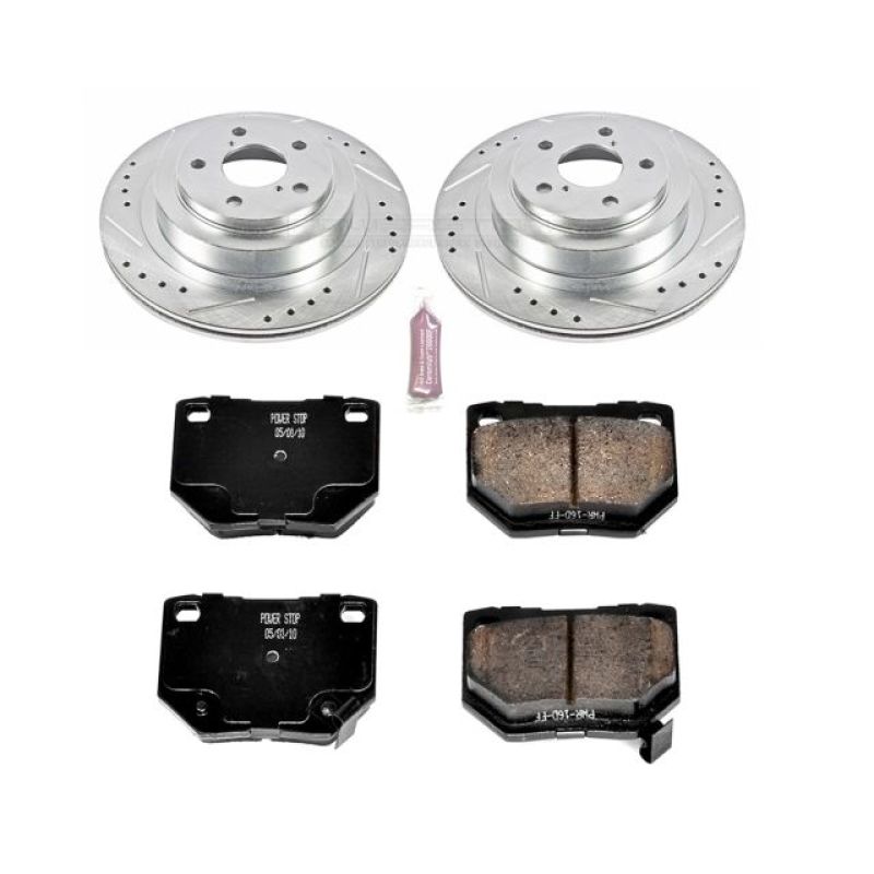 PowerStop K4932 fits Subaru 06-07 Impreza Rear Z23 Evolution Sport Brake Kit