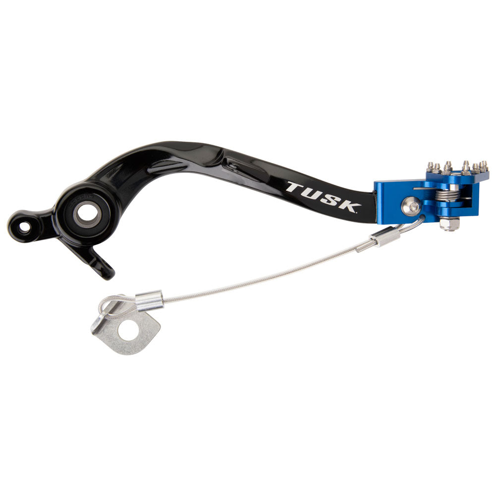 Tusk 1392080051 Aluminum Brake Pedal Blue Tip