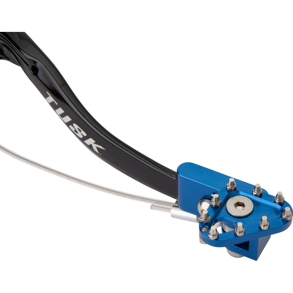 Tusk 1392080051 Aluminum Brake Pedal Blue Tip
