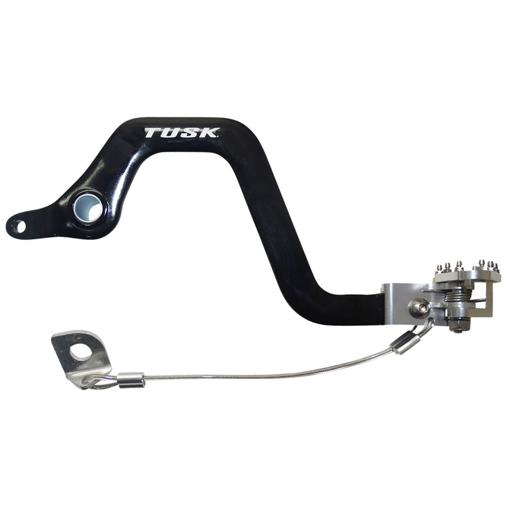 Tusk 1392080053 Aluminum Brake Pedal Silver Tip