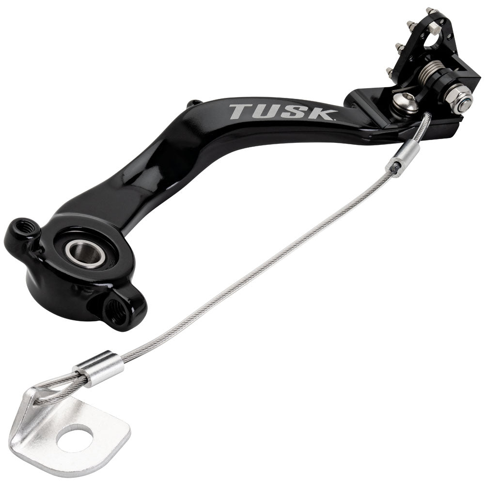 Tusk 1392080058 Aluminum Brake Pedal Black Tip