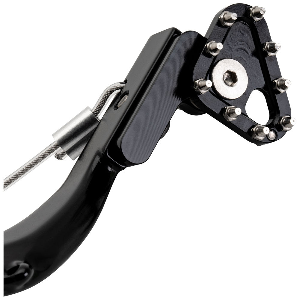 Tusk 1392080058 Aluminum Brake Pedal Black Tip