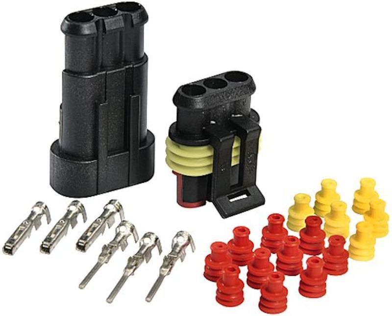 Hella 744806801 Conn Set 2 Pin Superseal F/ Shutter