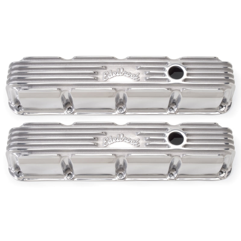 Edelbrock 4177 Valve Cover Classic Series fits Chrysler Magnum V8 Polshed