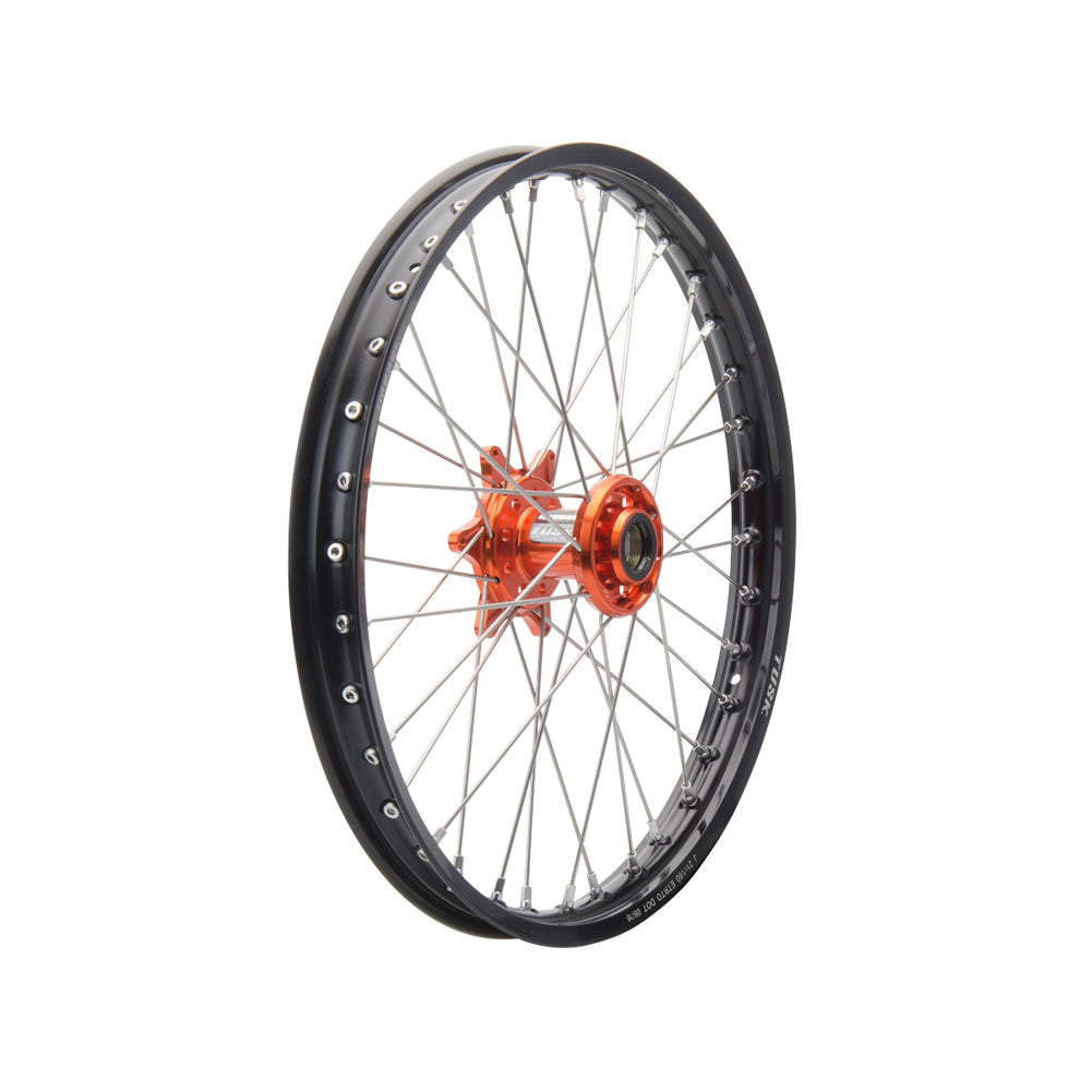 Tusk 1418490318 Impact Complete Front Wheel 14x1.60 Black Rim