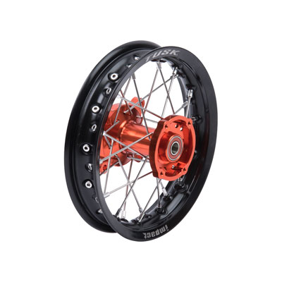 Tusk 1418500055 Impact Complete Rear Wheel 10x1.60 Black Rim