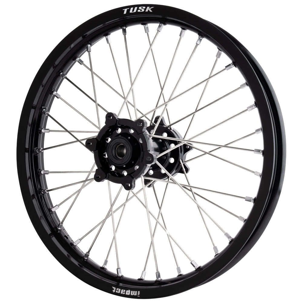 Tusk 1418500273 Impact Complete Rear Wheel 18x1.85 Black Rim