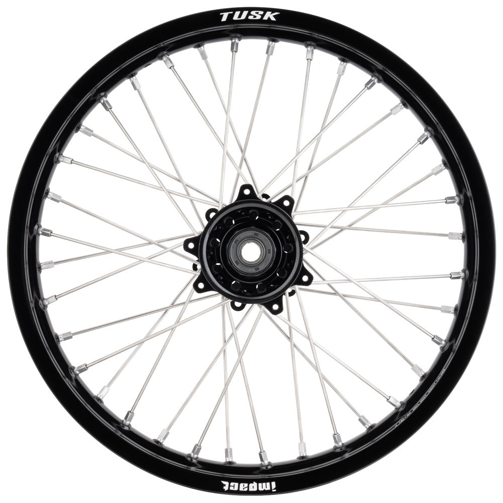 Tusk 1418500273 Impact Complete Rear Wheel 18x1.85 Black Rim
