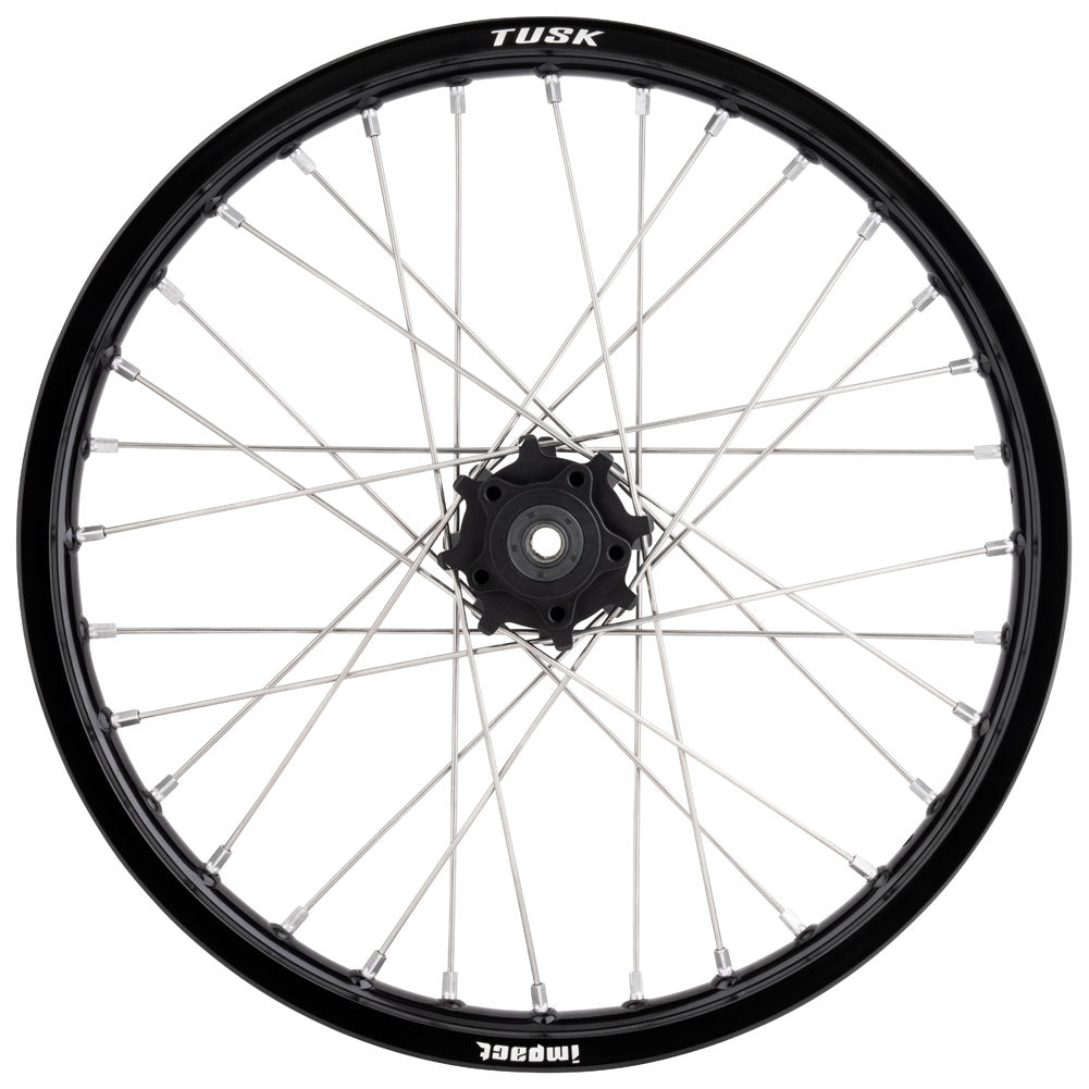 Tusk 1418500274 Impact Complete Rear Wheel 19x1.60 Black Rim