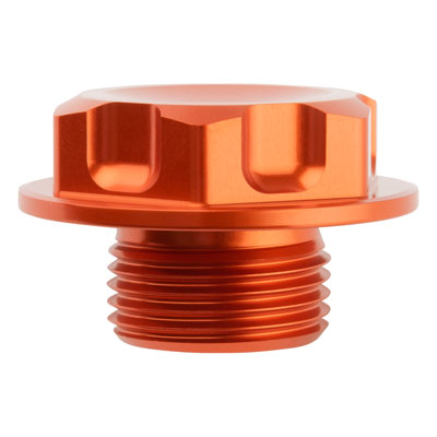 Tusk 1435080006 Billet Aluminum Steering Stem Nut Orange