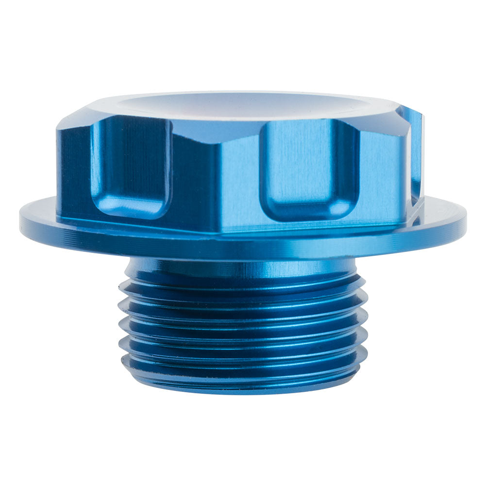 Tusk 1435080009 Billet Aluminum Steering Stem Nut Blue