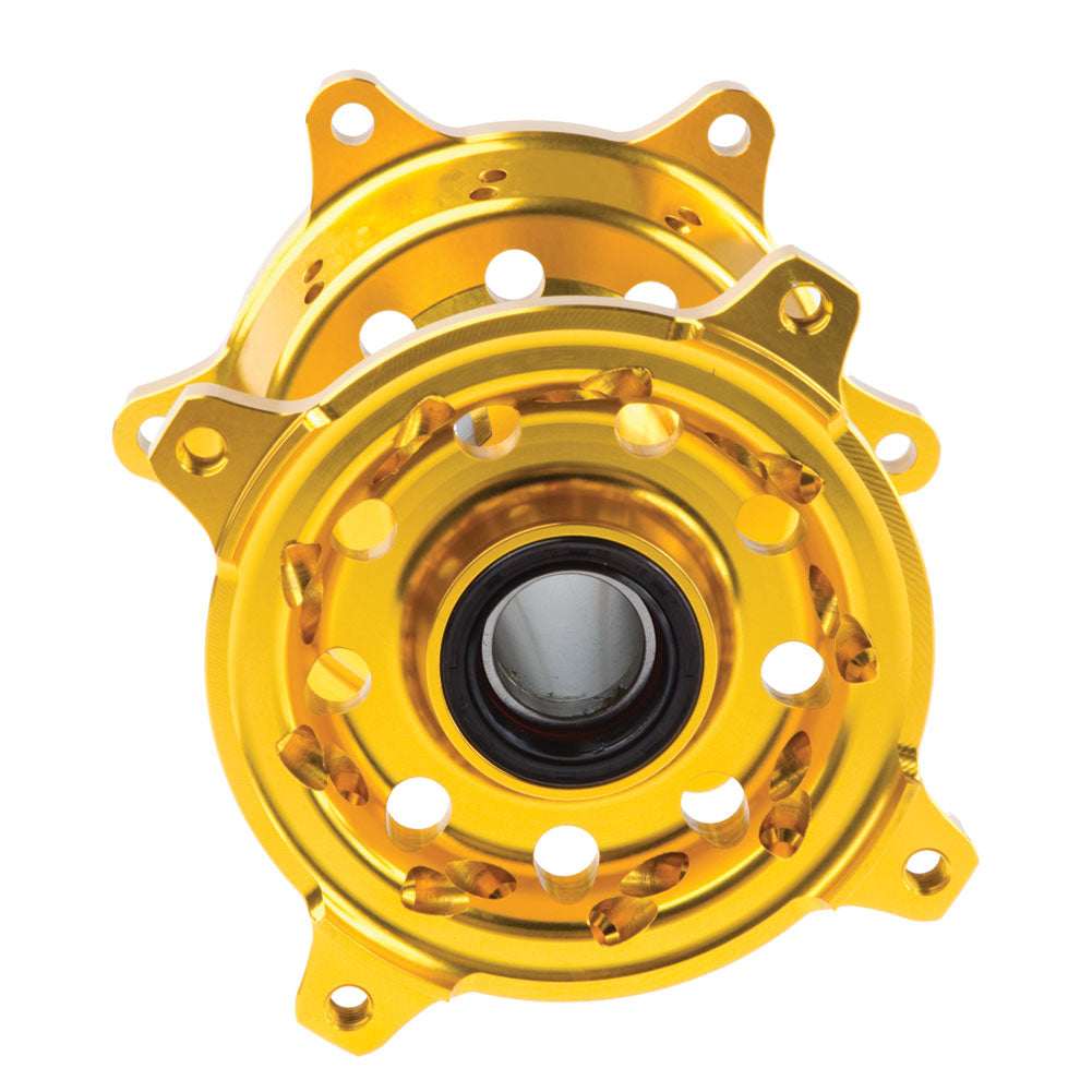Tusk 1437260004 Impact Motorcycle Hub - Rear Yellow