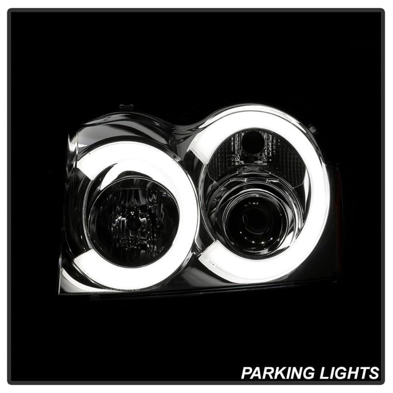 Spyder 5086112 fits Jeep 05-07 Grand Cherokee - Light Bar Projector Headlights
