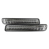 xTune 9029318 99-06 fits GMC Sierra (Excl Denali) Full LED Bumper Lights - Chro