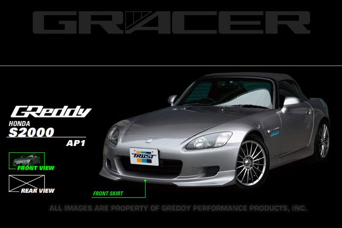 GReddy 17050081 00-03 fits Honda S2000 Urethane Front Lip Spoiler ** Must ask/ca