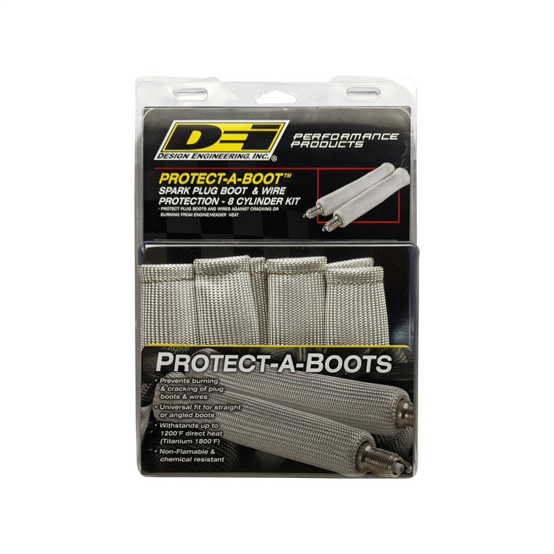 DEI 10552 Protect-A-Boot Sleeve - 1-1/4in I.D. x 6in - 8-pack - Silver