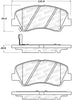 Stoptech 308.1593 Street Brake Pads - Rear