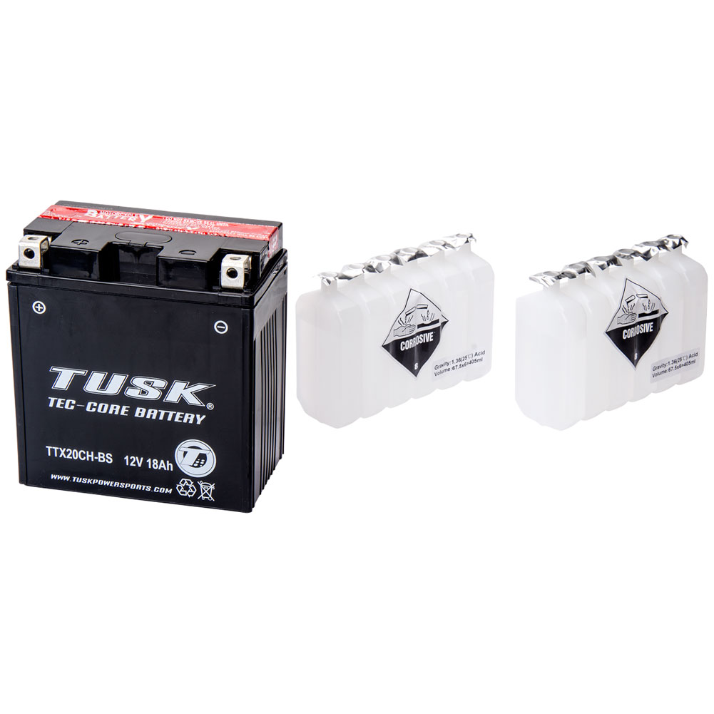 Tusk 1461700017 Tec-Core Battery with Acid TTX20CHBS Maintenance-Free