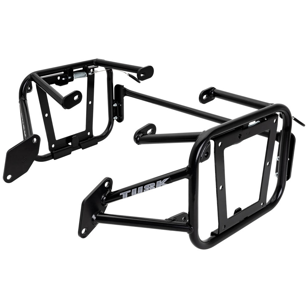 Tusk 1467340126 Aluminum Panniers with Pannier Racks V2 Medium Silver