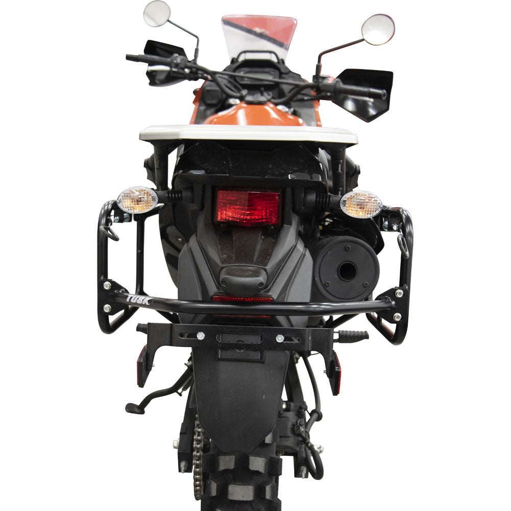 Tusk 1467340184 Aluminum Panniers with Pannier Racks V2 Medium Silver