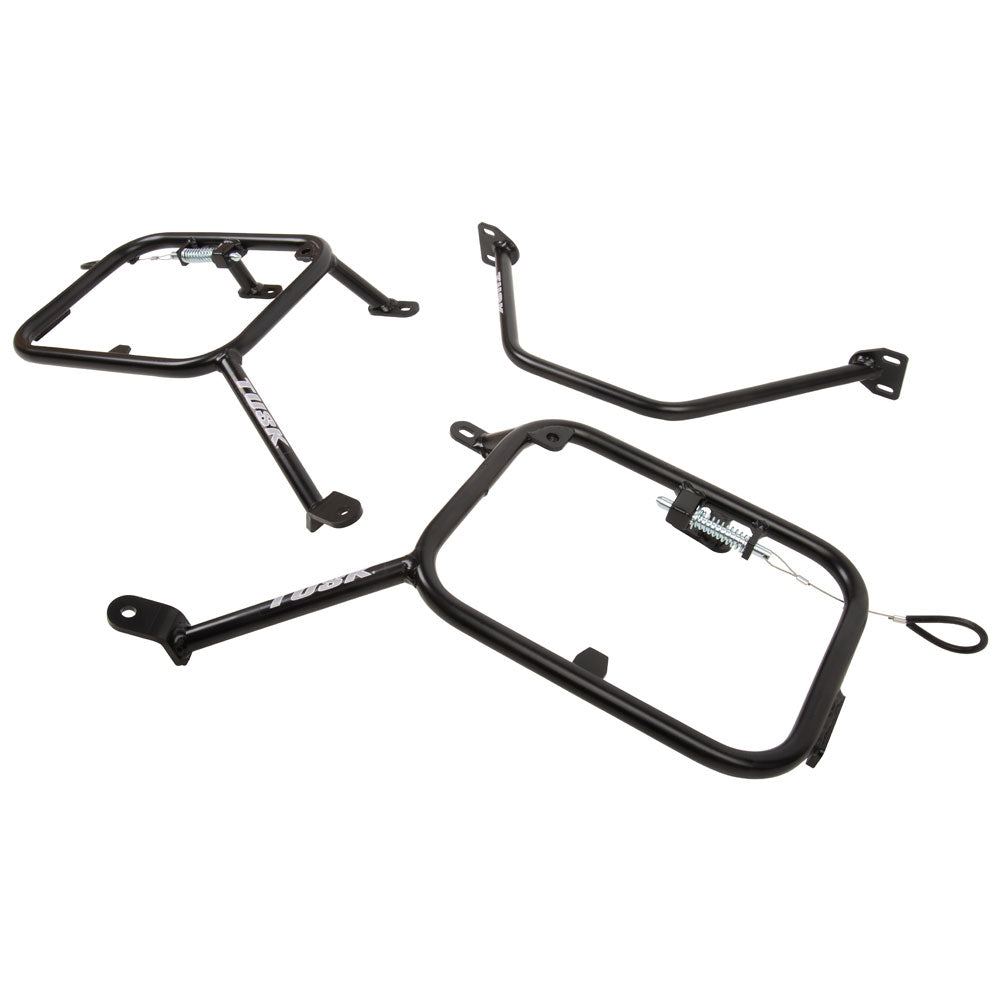 Tusk 1467340184 Aluminum Panniers with Pannier Racks V2 Medium Silver