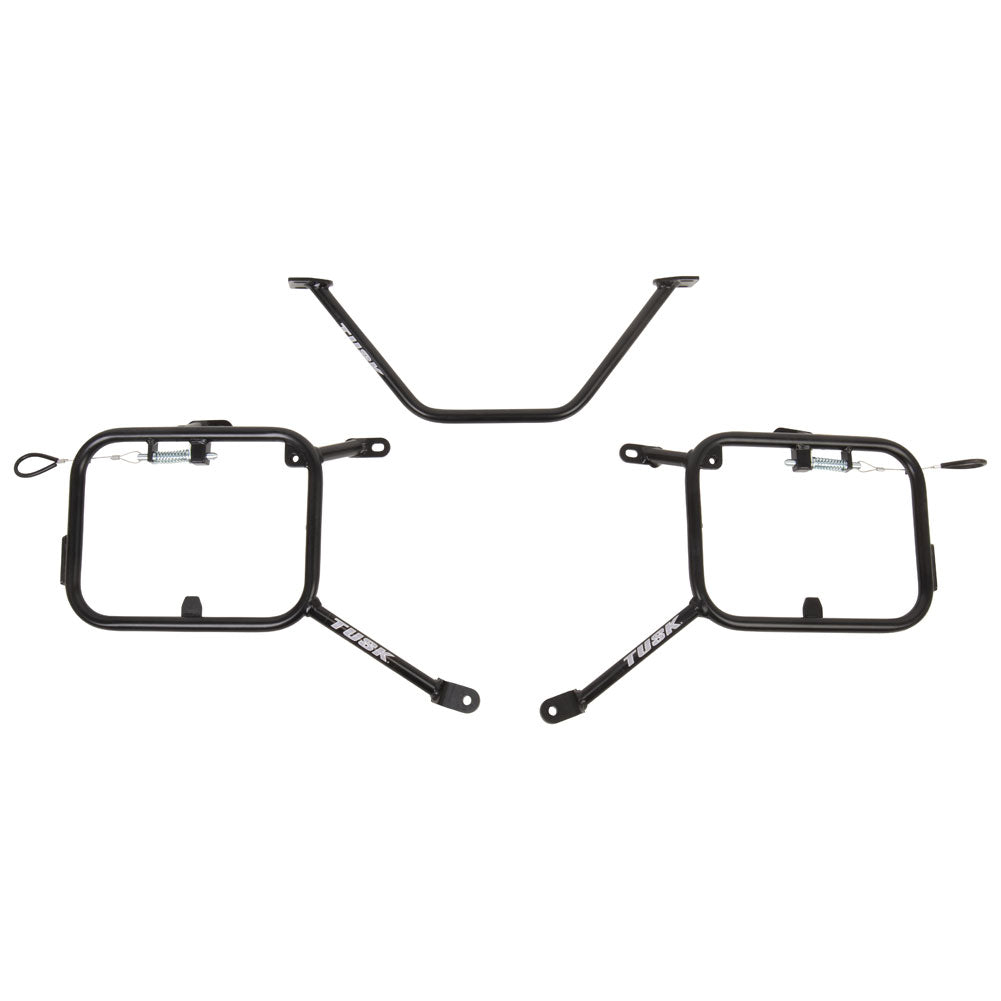 Tusk 1467340184 Aluminum Panniers with Pannier Racks V2 Medium Silver