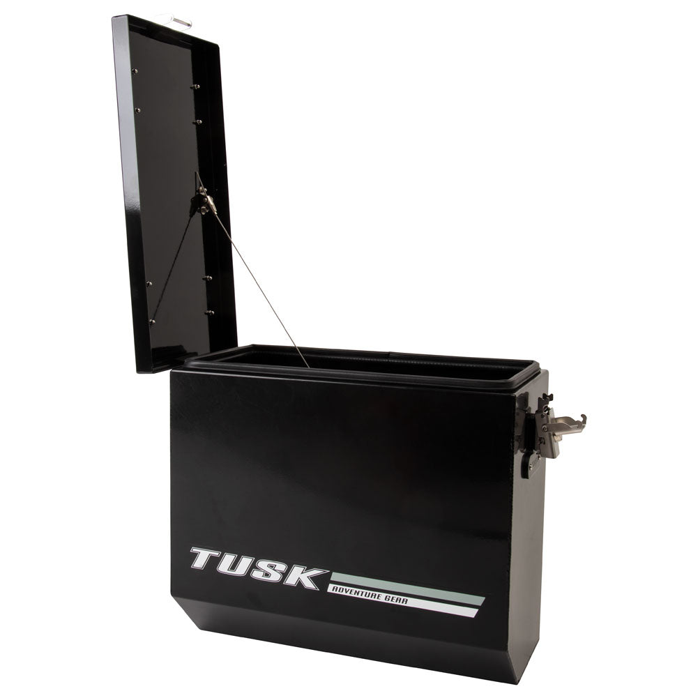 Tusk 1467340189 Aluminum Panniers with Pannier Racks V2 Medium Silver