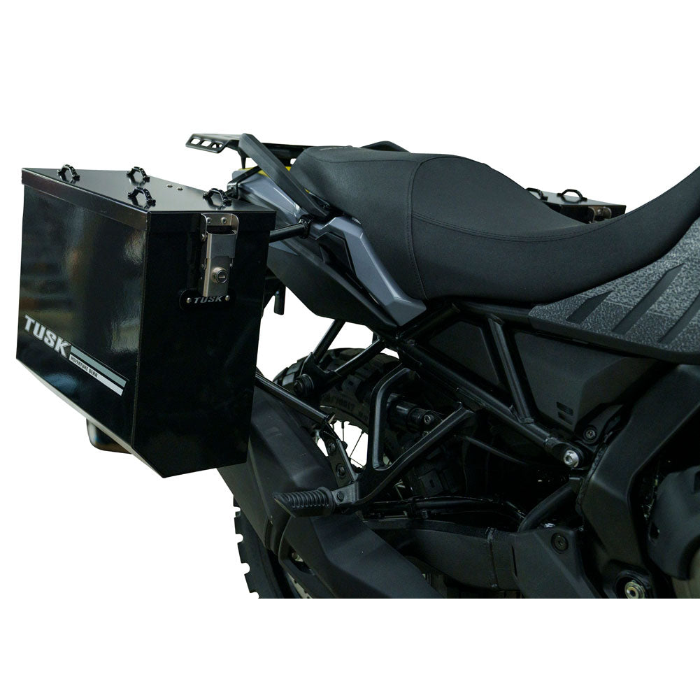 Tusk 1467340191 Aluminum Panniers with Pannier Racks V2 Medium Black