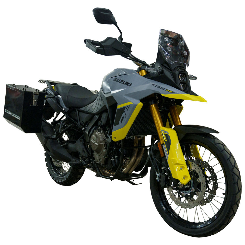 Tusk 1467340191 Aluminum Panniers with Pannier Racks V2 Medium Black