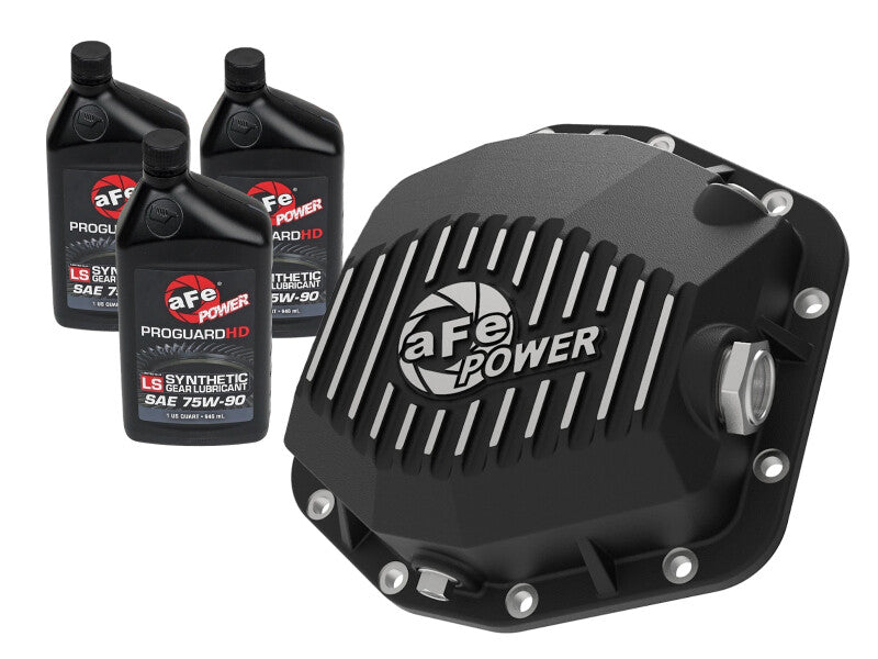 AFE 46-71291B 2021 fits Ford Bronco w/ Dana M220 Diff Cover w/ Gear Oil Black S