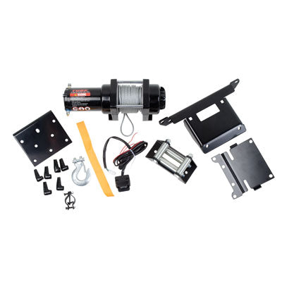 Tusk 1473630060 Winch with Wire Rope and Mount Plate 2500 lb.