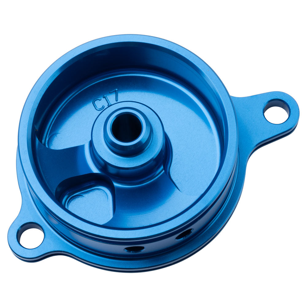 Tusk 1484210013 Aluminum Oil Filter Cover Blue