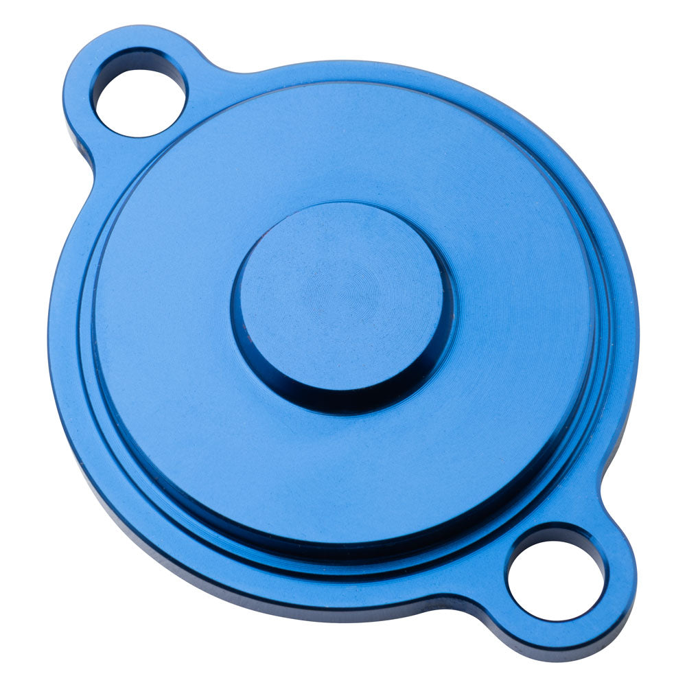 Tusk 1484210015 Aluminum Oil Filter Cover Blue