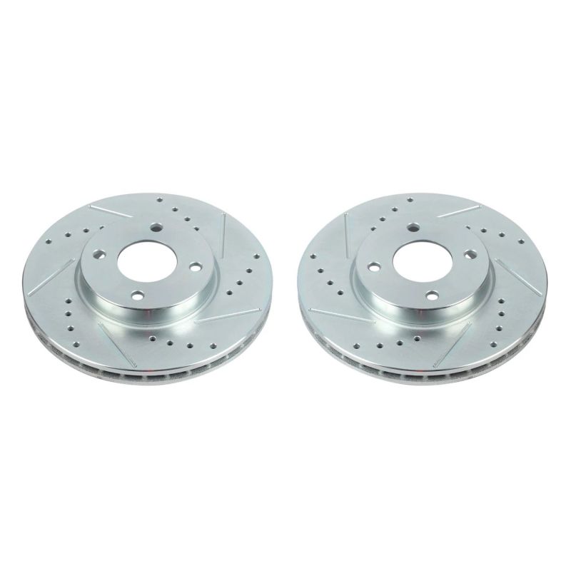 PowerStop fits Nissan 18-19 Kicks Front Evolution Drilled & Slotted Rotors -