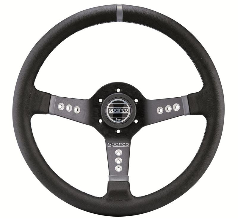SPARCO 015L800PL Sparco Steering Wheel L777 Leather Black
