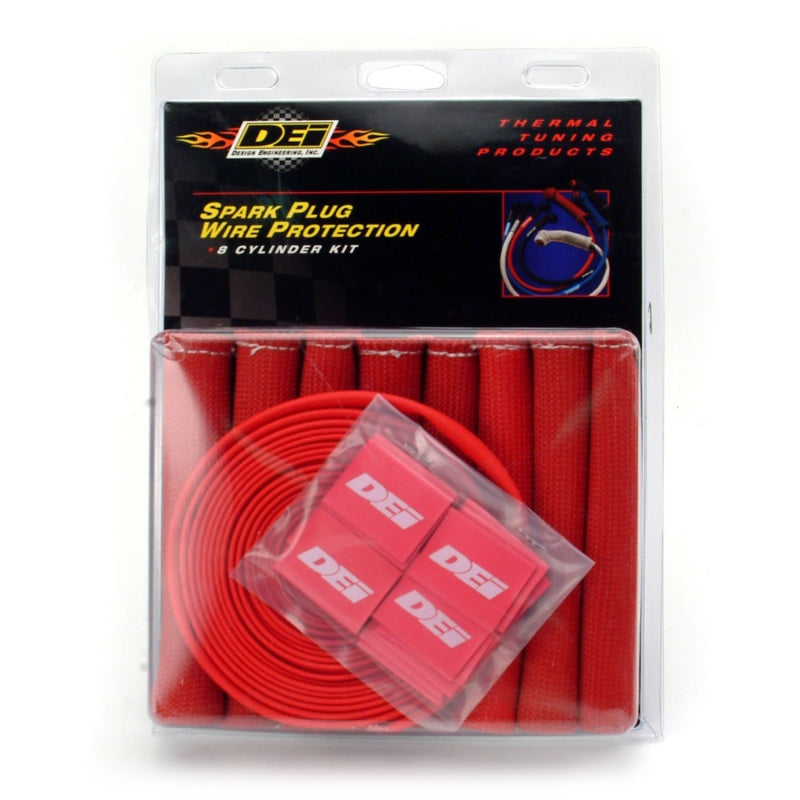 DEI 10722 Protect-A-Boot and Wire Kit 8 Cylinder - Red