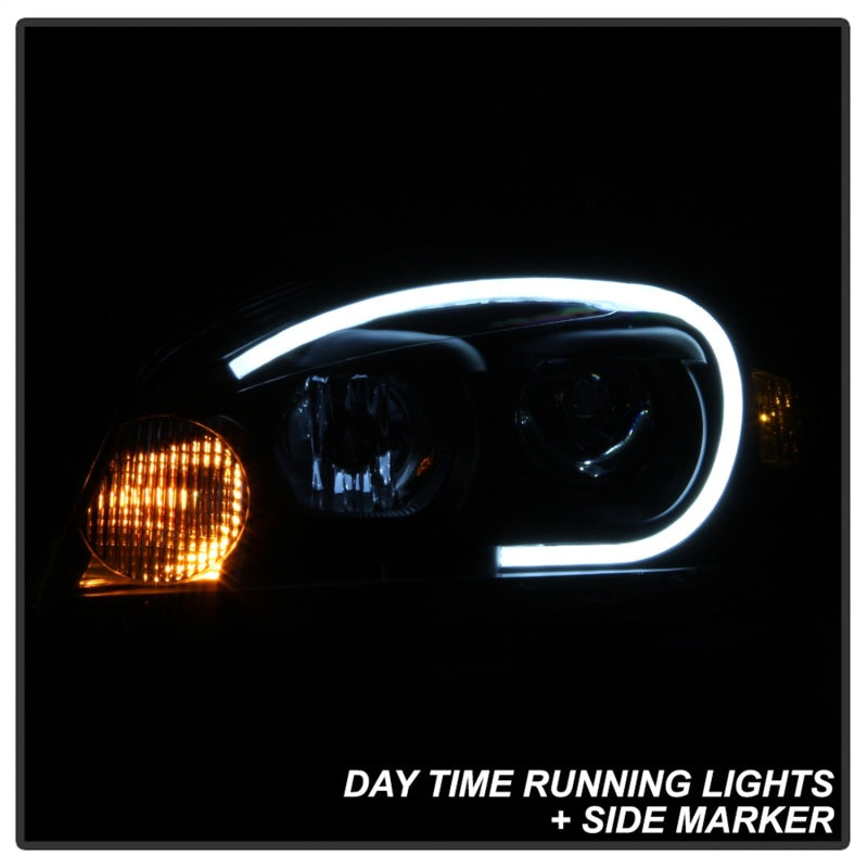 xTune 9042256 06-13 fits Chevrolet Impala LED Light Bar Headlights - Black Smok