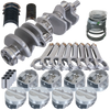 Eagle 14138000 fits Ford 351W 4.000in Crank 6.200in H-Beam -11cc Flat Top 4.000in Pistons Rotating Assembly