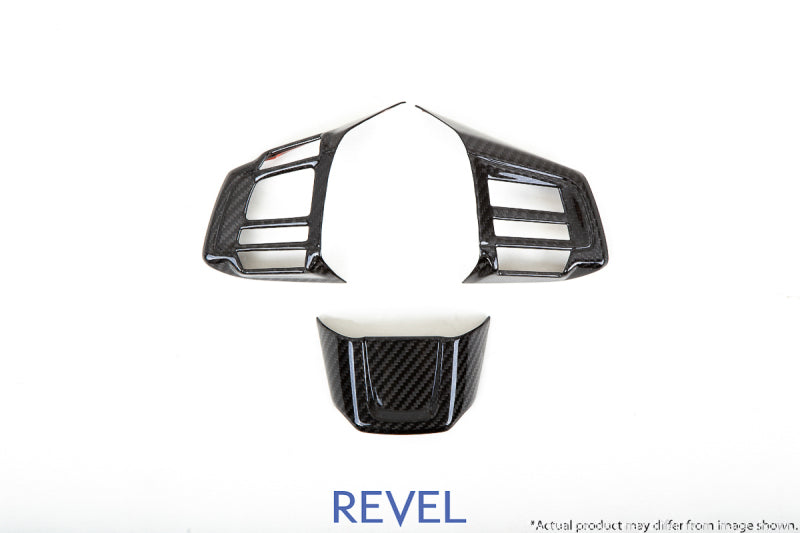 Revel 1TR4GT0AS21 GT Dry Carbon Steering Wheel Insert Covers 15-18 fits Subaru W