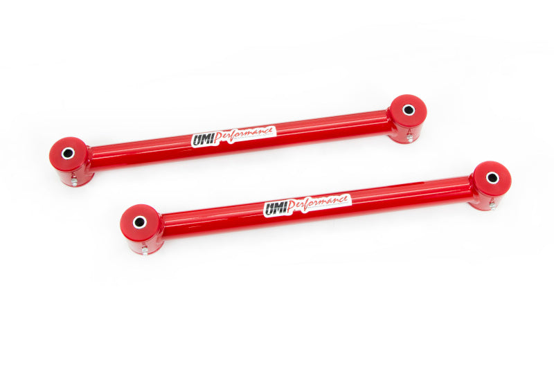 UMI Performance 2015-R GM F-Body Tubular Non-Adjustable Lower Control Arms - Red
