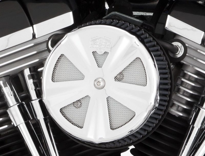 Vance and Hines Vance 71017 & Hines Chrome Skullcap Crown Intake Cover