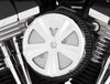 Vance and Hines 71017 Vance & Hines Chrome Skullcap Crown Intake Cover