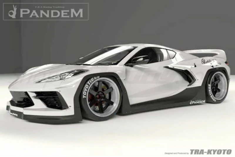 GReddy 66980800 Pandem RB 2020+ fits Chevrolet Corvette C8 Complete Wide Body Ae