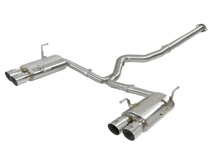AFE 49-36801-P 3in SS Exhaust Cat-Back 15-16 fits Subaru WRX/STI 2.0L/2.5L Pol