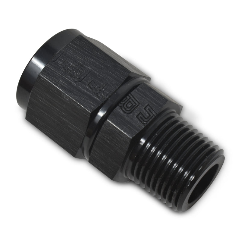 Russell 614202 Performance -4 AN Straight Female to 1/8in Male NPT Fitting (Black)